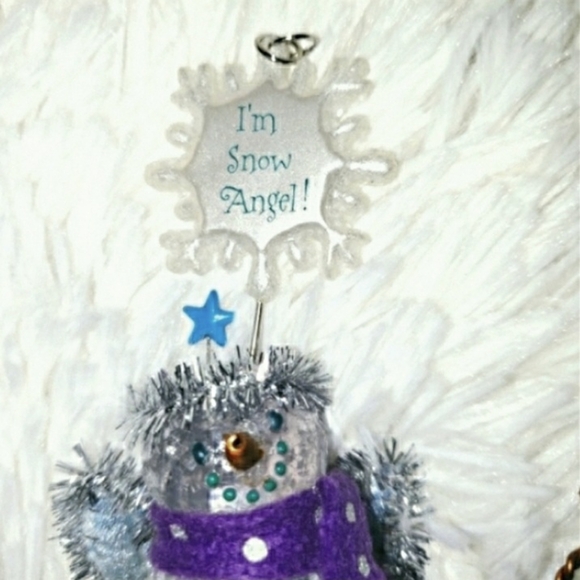 Hallmark SnowAngel Snowman Ornament RARE ❄ New RETAIL $38- - Picture 6 of 8
